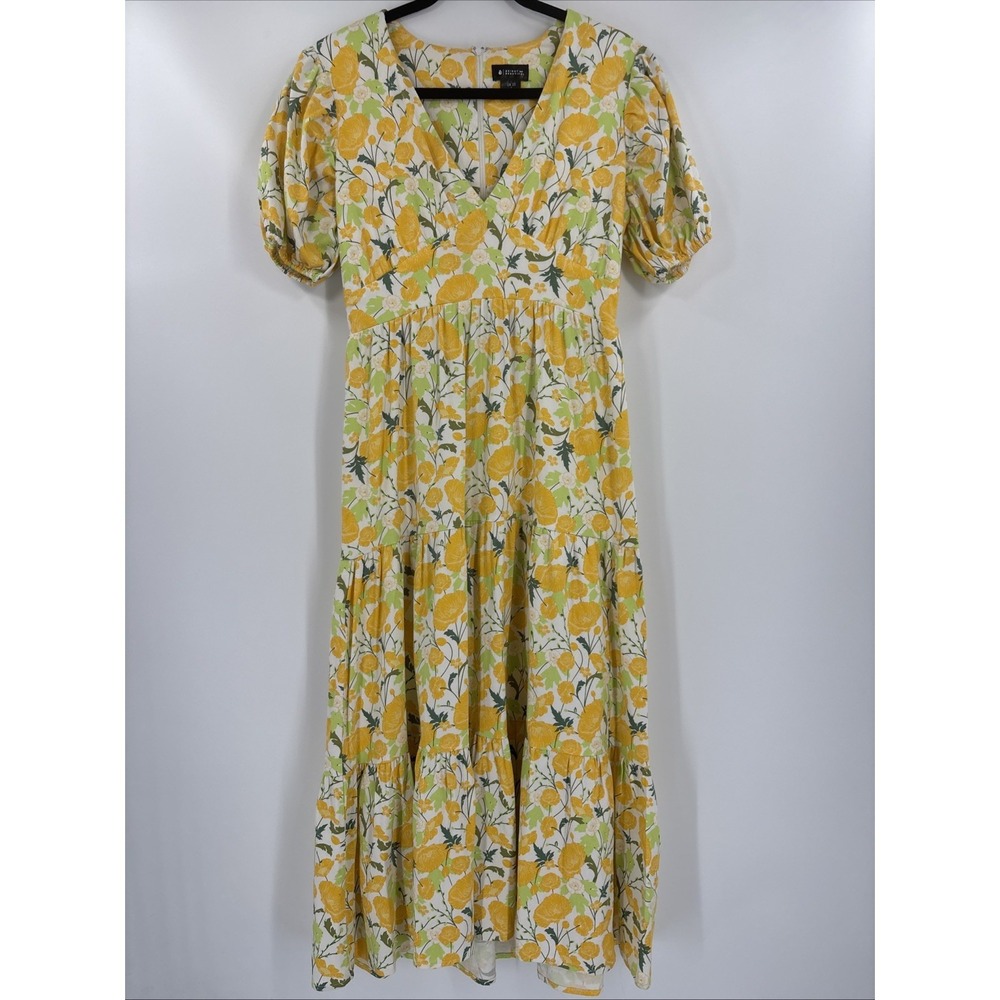 Modcloth Bright & Beautiful Midi Dress - Size 6
